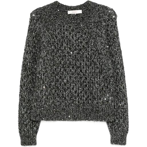 jucca approved top con paillettes - grigio