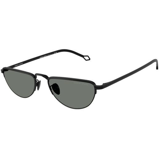 Giorgio Armani occhiali da sole tondi - nero