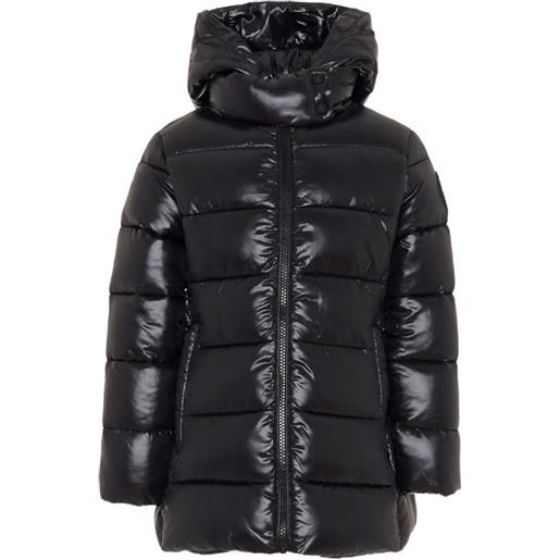 Save The Duck Kids piumino con cappuccio - nero