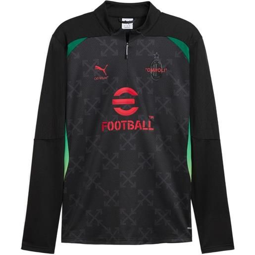 PUMA x off-white t-shirt ac milan pre-match - nero