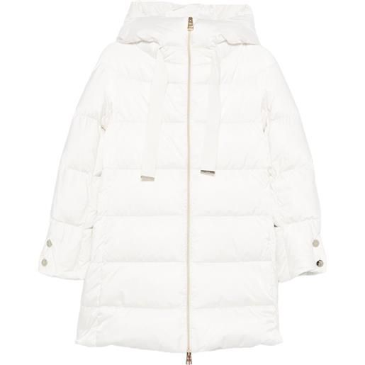 Herno piumino con cappuccio - bianco