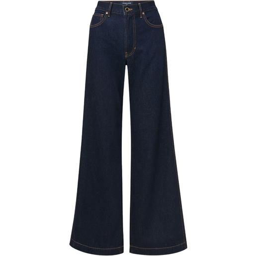 Veronica Beard jeans a gamba ampia - blu