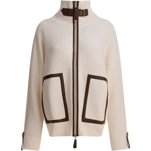 Max & Moi cardigan gelaia con fibbia - toni neutri