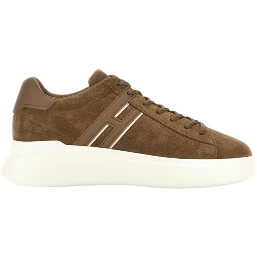 Hogan sneakers Hogan h580 in camoscio marrone