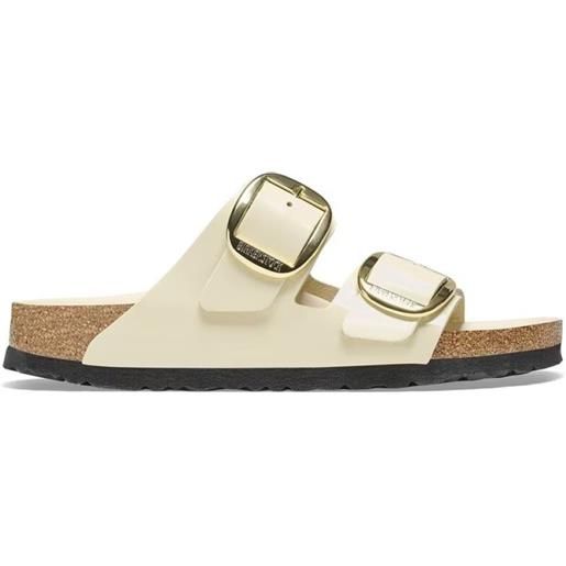 Birkenstock arizona big buckle in vernice ecru