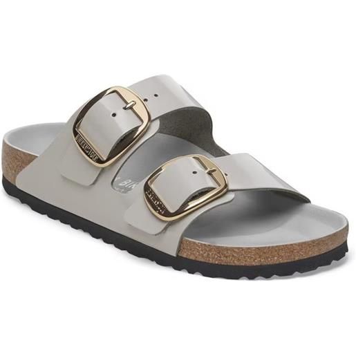 Birkenstock arizona big buckle in vernice grigio
