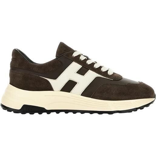 Hogan sneakers Hogan hyperlight in camoscio marrone
