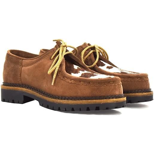 BEKK scarpa stringata bekk in camoscio marrone