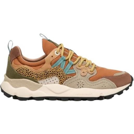 Flower Mountain sneakers Flower Mountain 2b58 in tessuto tecnico marrone