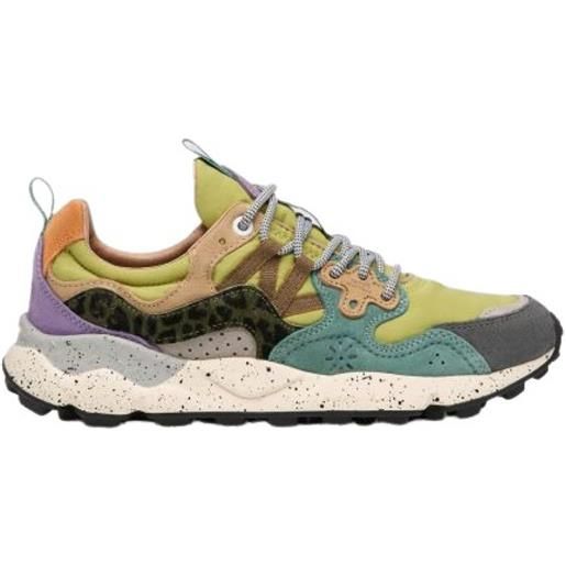 Flower Mountain sneakers Flower Mountain 2b67 in tessuto tecnico verde chiaro