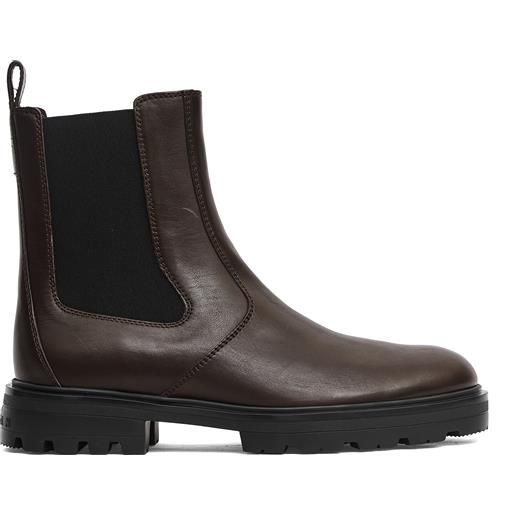 HOGAN stivaletto pelle marrone