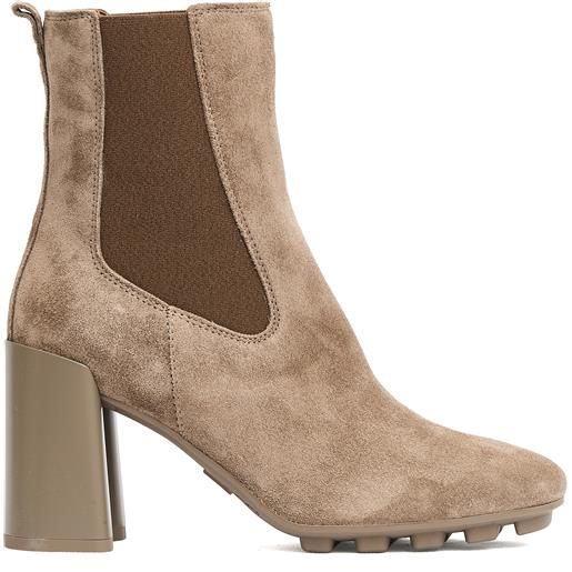 HOGAN chelsea boot camoscio tortora t85