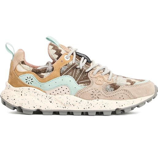 FLOWER MOUNTAIN sneakers check beige