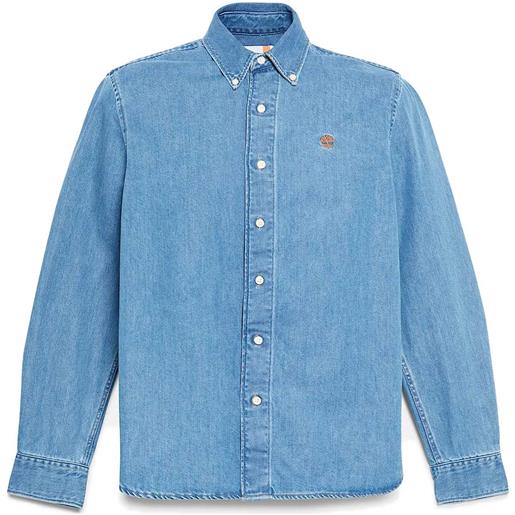 TIMBERLAND camicia in demin uomo blue wash