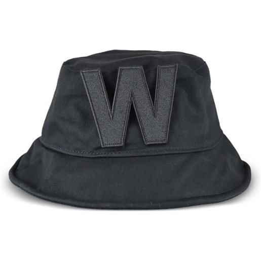 Walter Van Beirendonck cappello bucket con lettera w - nero
