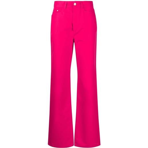 Wandler jeans dritti a vita media - rosa