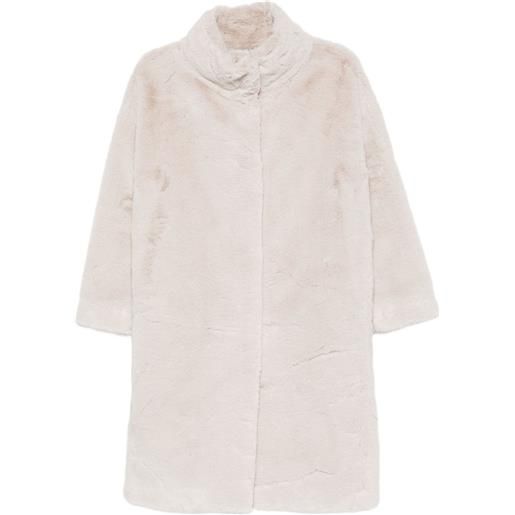 Herno cappotto con scollo a imbuto - toni neutri