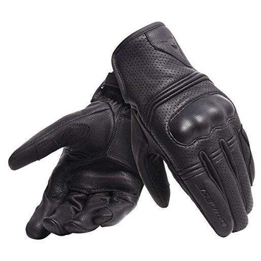 Dainese - corbin air unisex gloves, guanti da moto per uomo e donna, unisex, guanti moto in 100% pelle ovina, morbidi e resistenti con protezione nocche e palmo rinforzato, nero