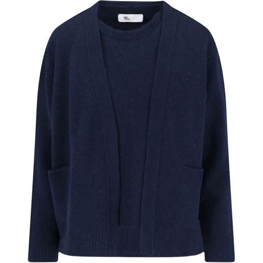 Sibel Saral cardigan con tasche - blu
