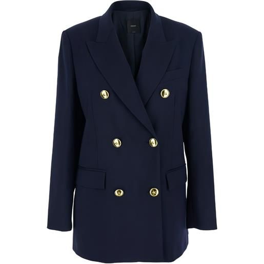 PINKO blazer doppiopetto new guinea - blu