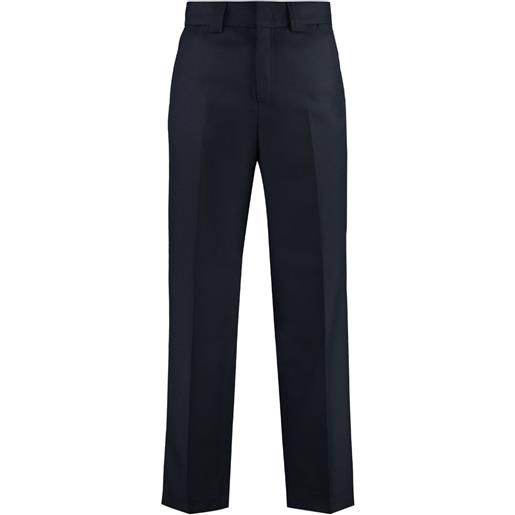 PT Torino pantaloni in lana vergine - blu