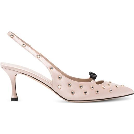 Nº21 pumps a punta con cinturino posteriore - c001