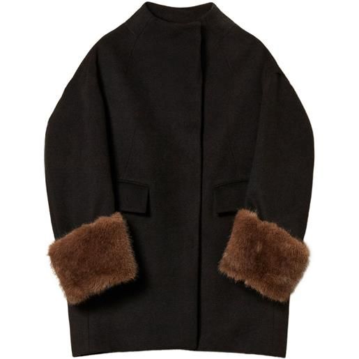 TWINSET cappotto monopetto - nero