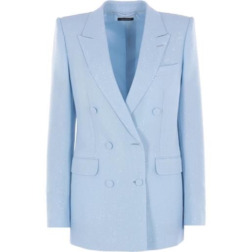 TOM FORD blazer doppiopetto - blu