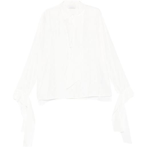 Lanvin blusa in seta - bianco
