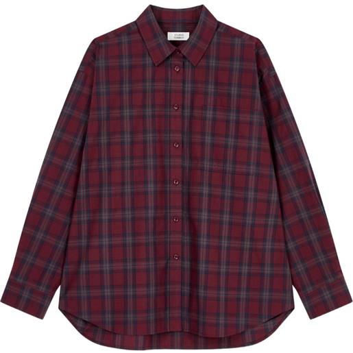 STUDIO TOMBOY camicia a quadri - rosso