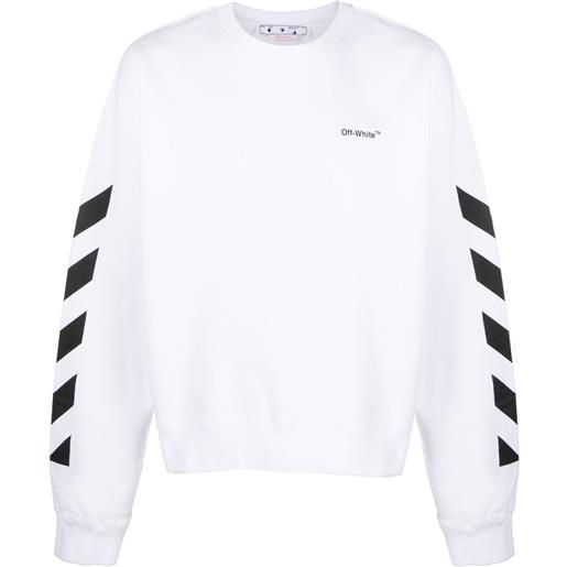 Off-White felpa con stampa - bianco