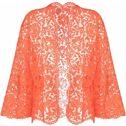 Valentino Garavani giacca in pizzo - arancione