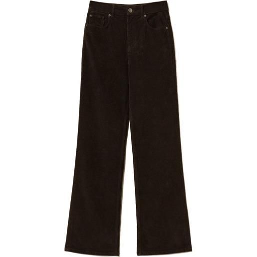 TWINSET jeans a coste - nero
