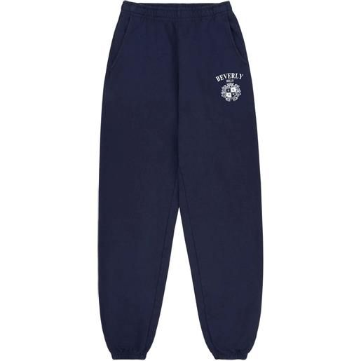 Sporty & Rich joggers bh crest - blu