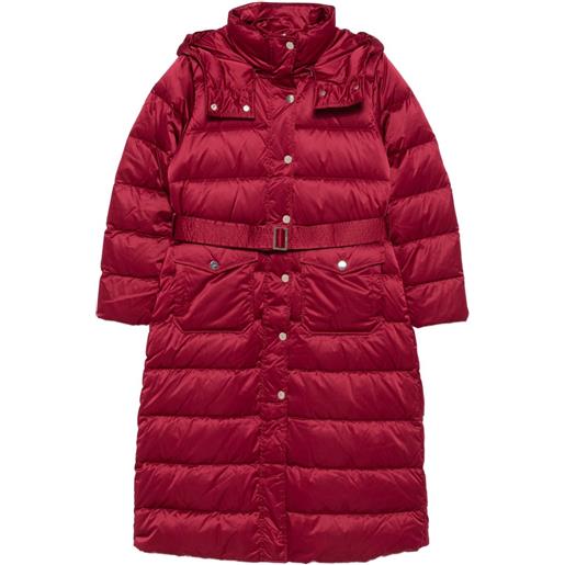 LIU JO cappotto con cappuccio - rosso