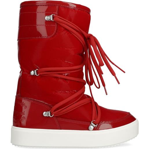 Chiara Ferragni stivali da neve con logo - rosso