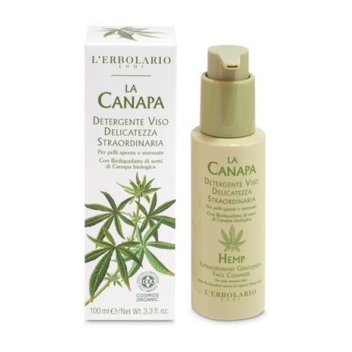 L'ERBOLARIO detergente viso la canapa 100ml L'ERBOLARIO