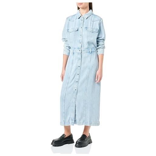 7 For All Mankind jsllc860 vestito casual, light blue, xl donna