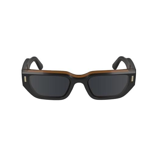 Calvin Klein unisex adult sunglasses ck24500s - black/charcoal with solid grey lens