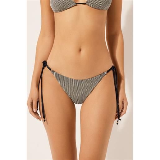 Calzedonia brasiliana golden stripes giallo