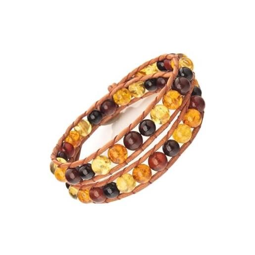 Semi D'Ambra -Bracciale In Ambra Multicolor E Argento 925 - Foto 9