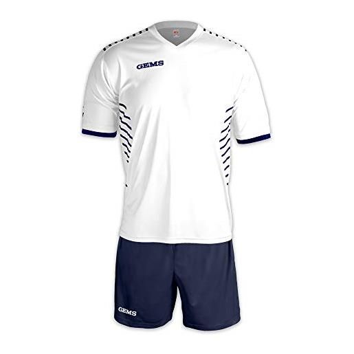 GEMS ah08-0304 kit chelsea tuta da ginnastica bianco l