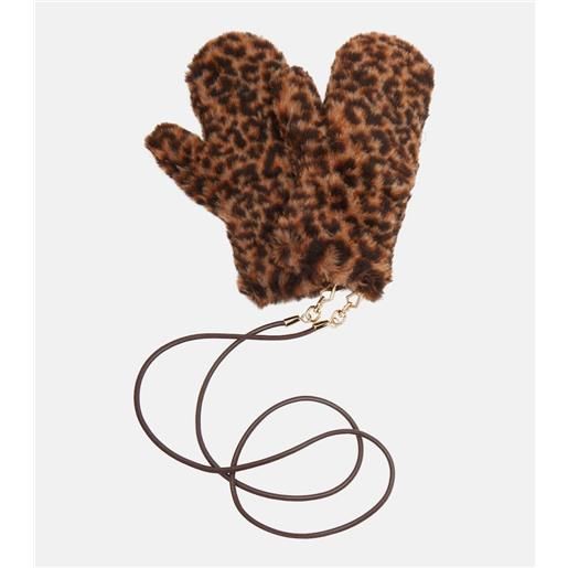 Max Mara muffole ombrato in teddy di alpaca, lana e seta