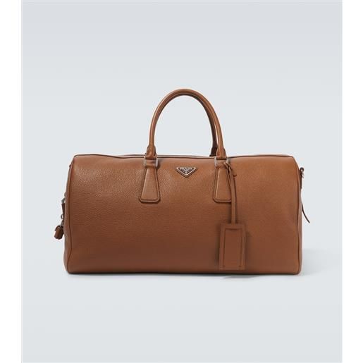 Prada borsa da viaggio in pelle