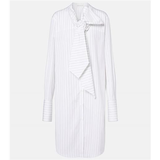 Dries Van Noten abito corto in cotone a righe