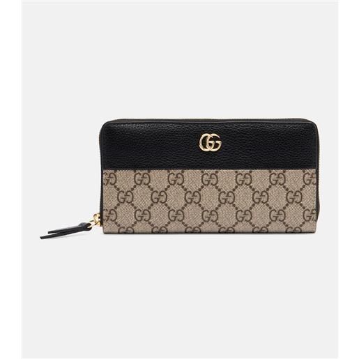 Gucci portafoglio gg marmont con pelle