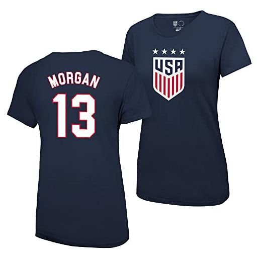 Icon Sports offical licensed us soccer federation uswnt player 4 star t-shirt | alex morgan, small