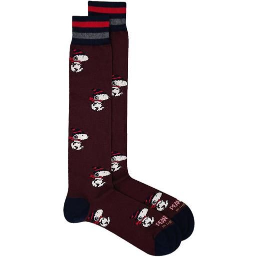 IN THE BOX calza lunga snoopy running all over