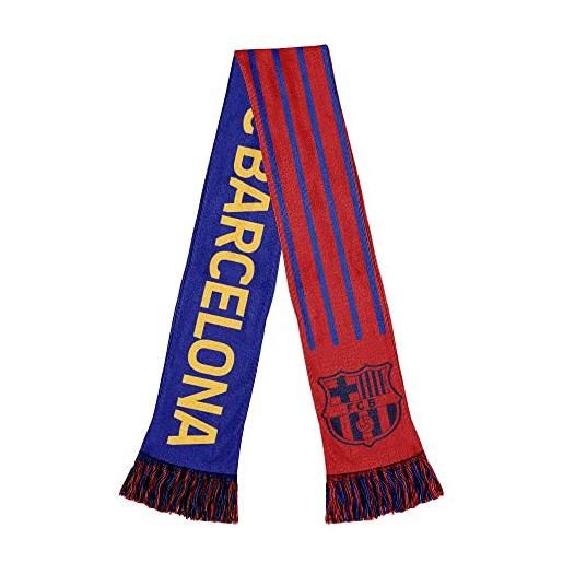 Icon Sports fc barcelona reversible soccer scarf, red, one size, (fcb22sc)