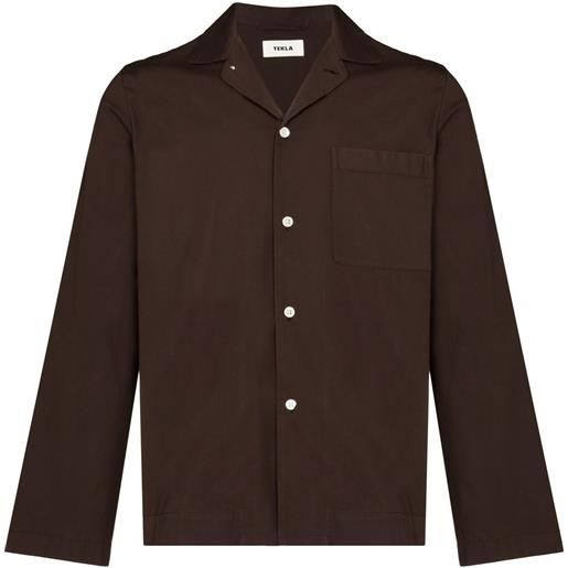 TEKLA camicia pigiama - marrone